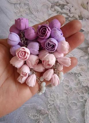 Сережки грони 3