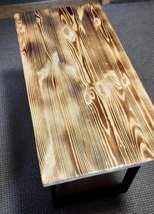 Кофейный/журнальный стол из деревянного (мебельного) щита4 фото