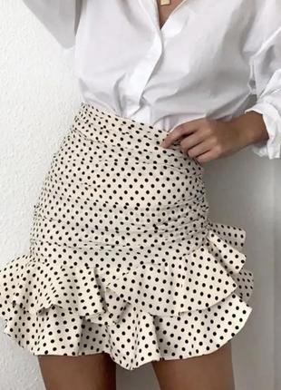 Спідниця zara юбка zara юбка волан спідниця волан