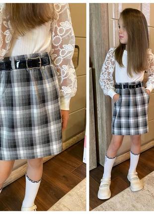 Спідниця для дівчинки в школу