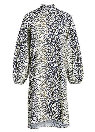 Сукня ganni леопардовий принт