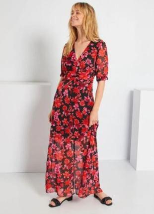 Шикарное макси платье в пол , kiabi, италия, р. 46 евро, наш 46-50