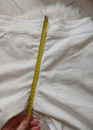Білі легкі штани кльош на літо6 фото