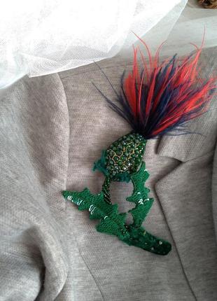 Будяк брошь 6