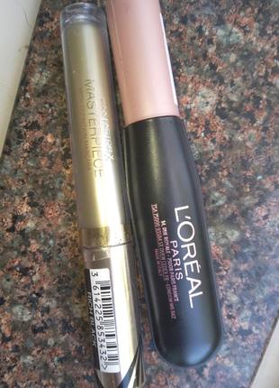 Лот/набір туш l'oreal, max factor б/у чорна
