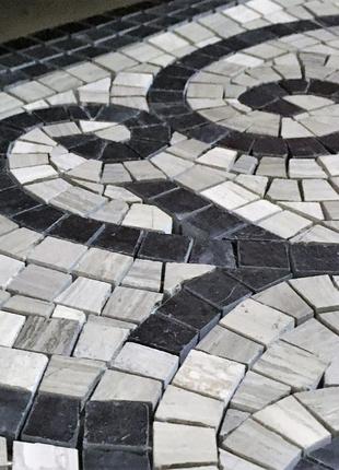 Мозаїчний мармуровий килим "classic"5 фото