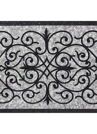Мозаїчний мармуровий килим "classic"4 фото