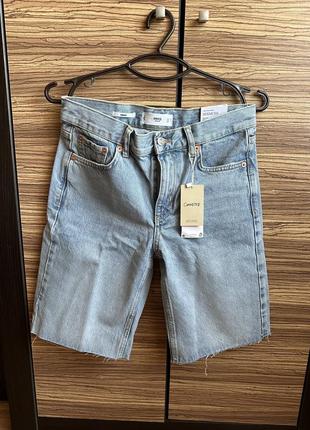 Джинсовые шорты mango