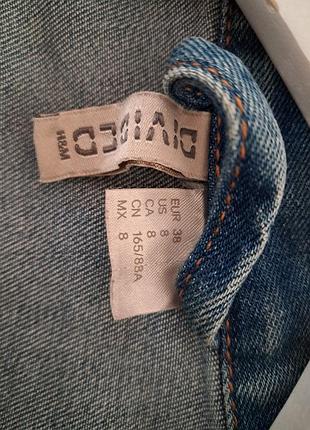 Джинсовый пиджак с вышивкой Свитшот h&m  джинсовая куртка с вышивкой разм м6 фото