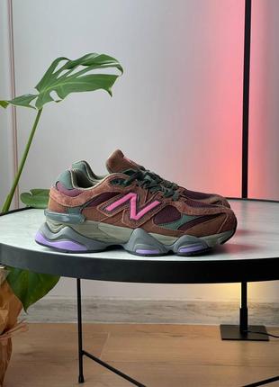 Чоловічі кросівки нью беланс 9060 коричневі / new balance 9060 rich oak burgundy u9060bur6 фото