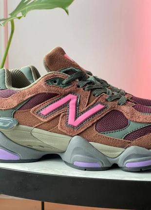 Чоловічі кросівки нью беланс 9060 коричневі / new balance 9060 rich oak burgundy u9060bur3 фото