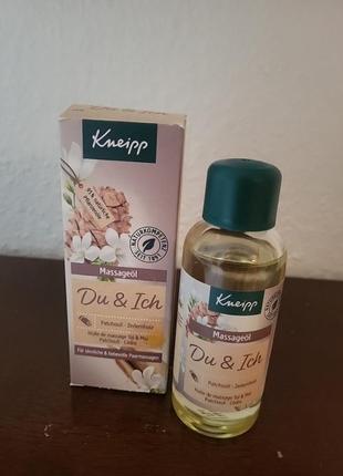 Массажна олія від німецького виробника kneipp