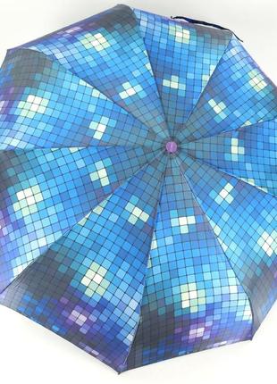 Оригинальный прочный женский зонт автомат с 9 карбоновыми спицами от universal