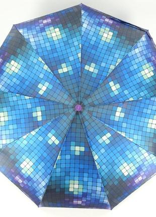 Оригинальный прочный женский зонт автомат с 9 карбоновыми спицами от universal