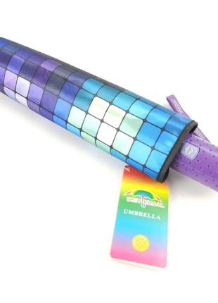 Оригинальный прочный женский зонт автомат с 9 карбоновыми спицами от universal