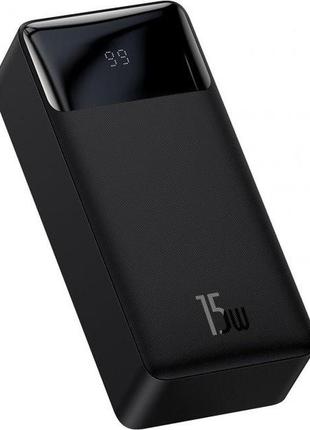 Портативний акумулятор павербанк baseus bipow digital display 30000 mah 15 w black (ppdml-k01)