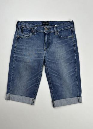 Джинсовые шорты armani jeans3 фото