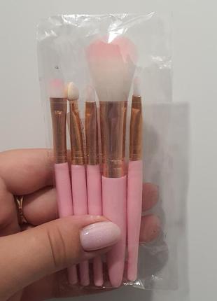 Набор кисточек кистей для макияжа мини набор