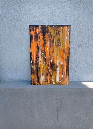 Картина маслом "настрій" картина в інтер'єрі відмінний подарунок на будь-яке свято, картини маслом та3 фото