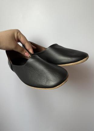 Фирменные мокасины балетки кожа. обувь большого размера2 фото
