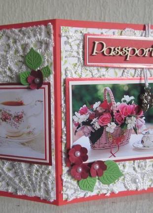 Обкладинка для паспорта жіноча