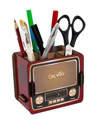 Органайзер для ручок і олівців «вінтажне радіо»