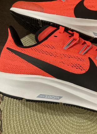 Nike air zoom pegasus 36 (gs) ‘bright crimson’6 фото