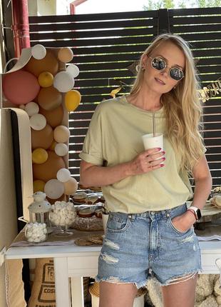 Джинсовые шорты zara, stradivarius