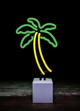 Неоновый светильник "пальма"