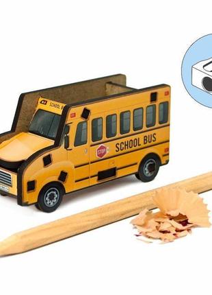 Точилка для карандашей «школьный автобус»