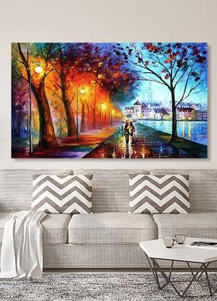 Картина холст в гостиную / спальню закохана пара mlp 91