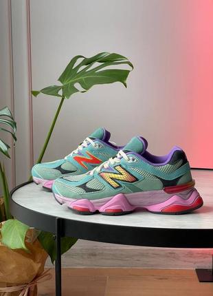 Жіночі кросівки нью беланс 9060 / new balance 9060 warped multicolor4 фото