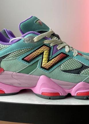 Жіночі кросівки нью беланс 9060 / new balance 9060 warped multicolor8 фото