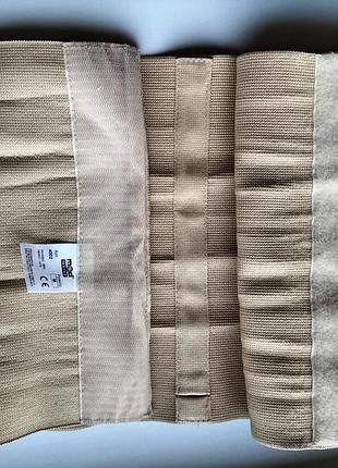 Утягуючий ортопедичний післяпологовий корсет бандаж пояс med textile, після родовий пояс, для відновлення породіллі, розмір s, м