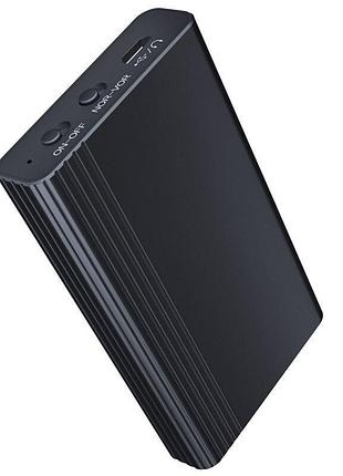 Диктофон голосовий sttwunake l1 (500 год запису) без sd, професійний диктофон, цифровий диктофон ve-33