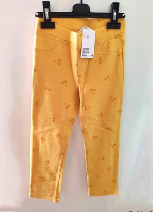 Дитячі штани для дівчинки h&m р.122(6/7), 128(7/8)