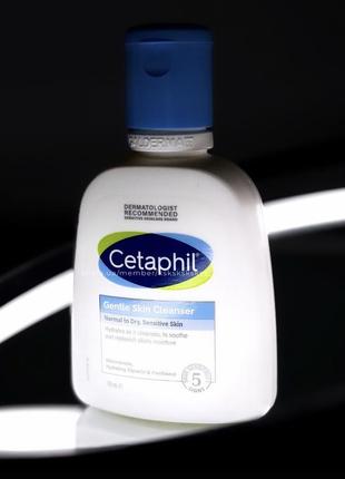 Очищувальний гель для обличчя cetaphil gentle skin cleanser 118 ml1 фото