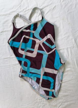 Женский спортивный слитный купальник