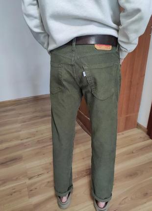 Вельветовые джинсы брюки levis2 фото