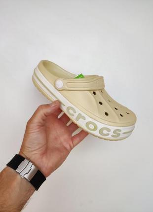 Шльоанці сабо crocs bayaband бежеві