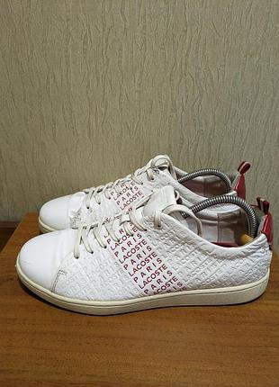 Мужские кеды кроссовки Kids lacoste paris размер 41-42 (27,5 см)