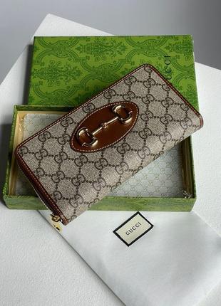 👜 gucci horsebit 1955 zip around wallet2 фото