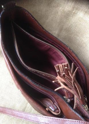 Оригинал ashwood leather сумка не новая, но целая. кожа пахнет потрясающе!4 фото