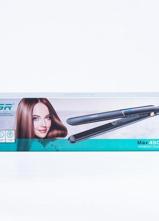 Випрямляч для волосся керамічний з рк дисплеєм, стайлер для вирівнювання волосся та завивки vgr v-5159 фото