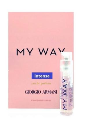 Парфумована вода для жінок giorgio armani my way intense eau de parfum, 1.2 мл