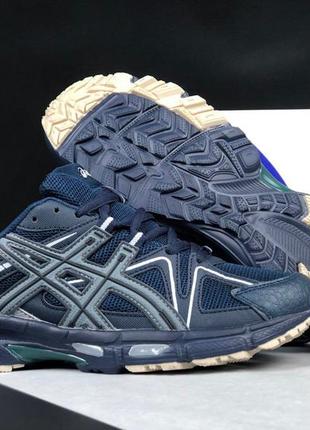 Кроссовки asics gel kahana 8 темно синие с серым5 фото