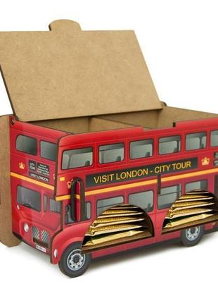 Диспенсер для чайних пакетиків «лондонський автобус» артикул - dd.h-0103 фото