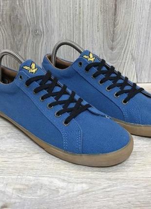 Брендовые мокасины (кеды) lyle & scott 41