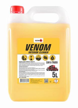 Очиститель салона nowax venom interior cleaner концентрат 1:10, 5л ve-33
