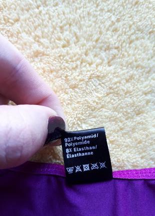 Новые яркие фиолетовые лиловые сиреневые черные бесшовные трусики стринги танга бикини...